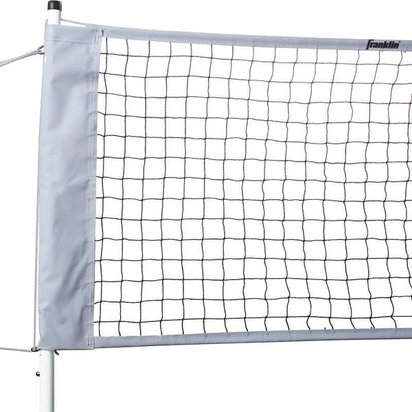 Franklin Sports Volleyball and Badminton Net, 30 ft L, 2 ft W, Plastic, White 50613